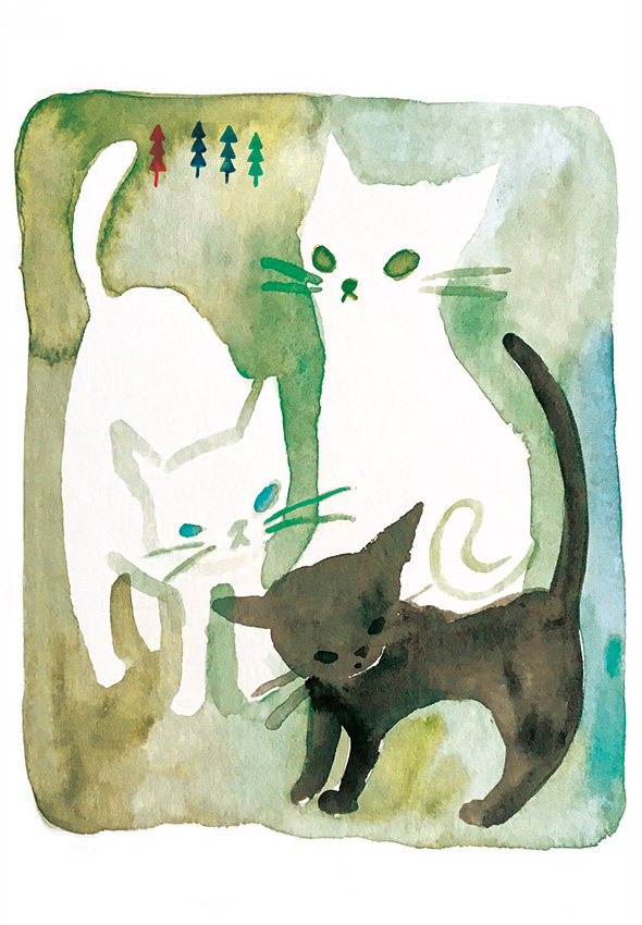たんじあきこ 個展「ある3びきのきょうだい猫の話」